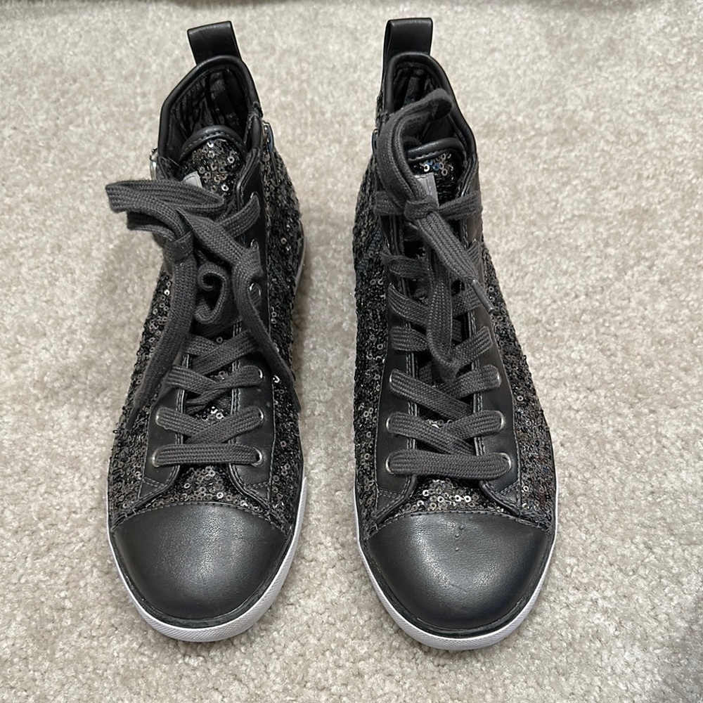 G by Guess Black Sequin Sneakers